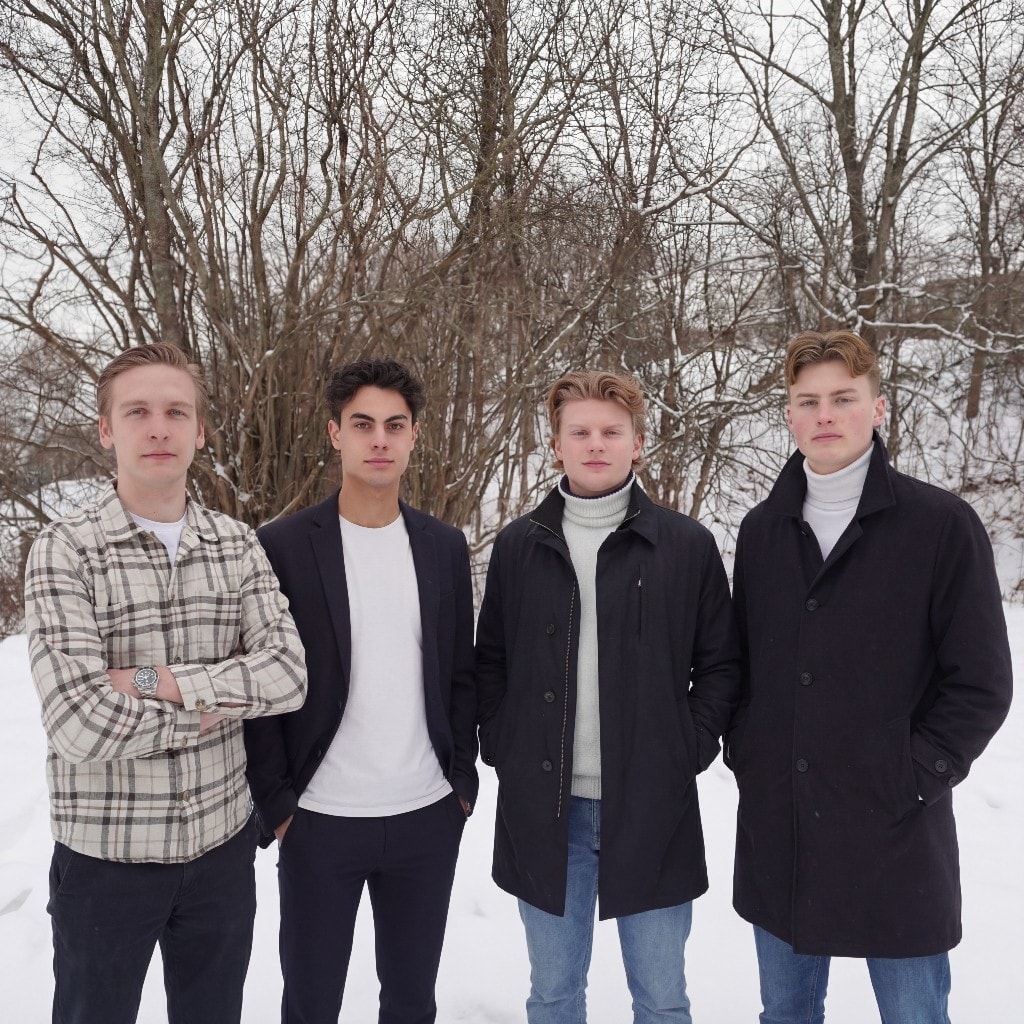 Das Hyde Media Team – Mads, Sebastian, Louis und Theodor